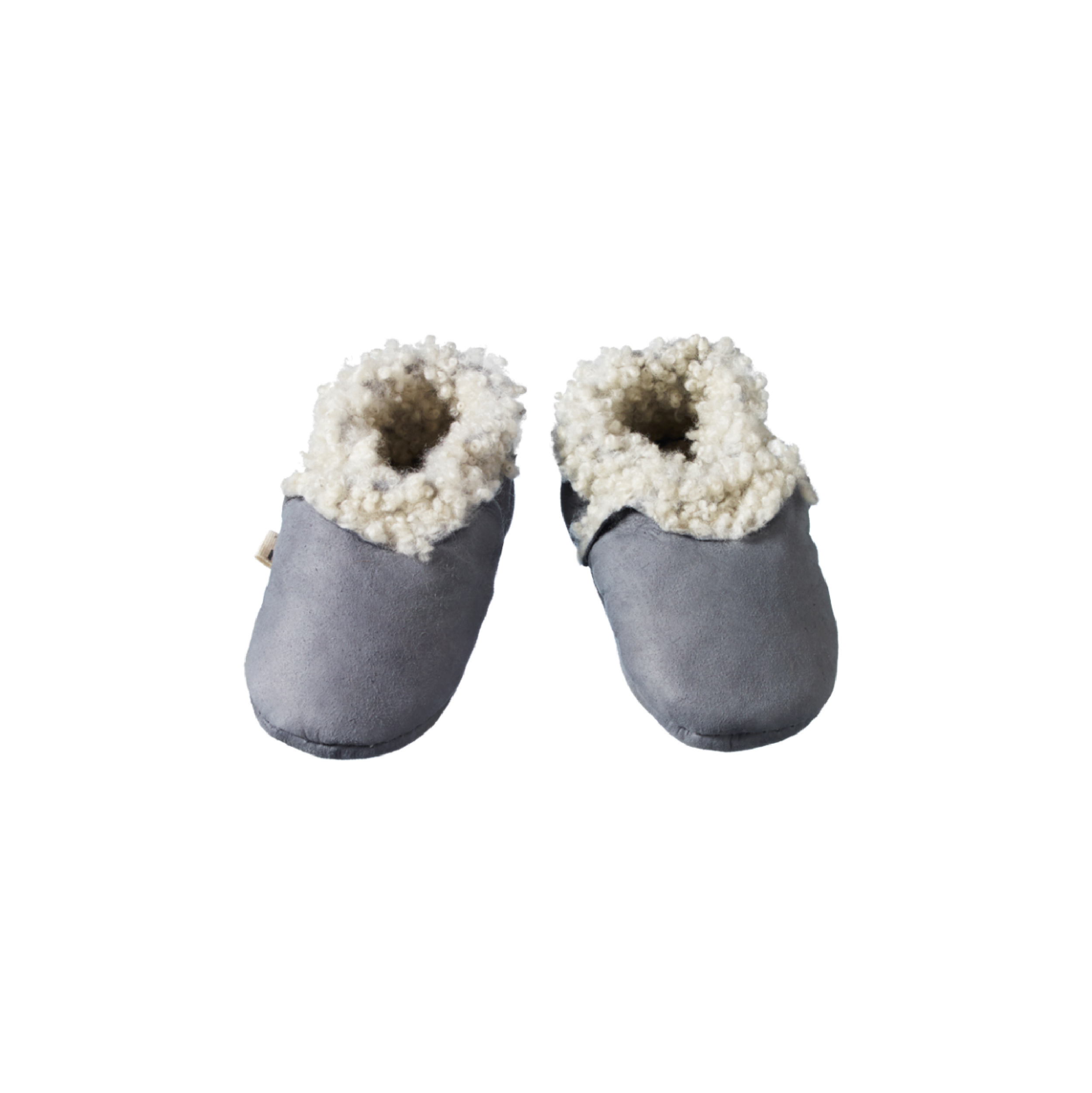 LAMBSKIN BOOTIES NU | Grey-Web-front
