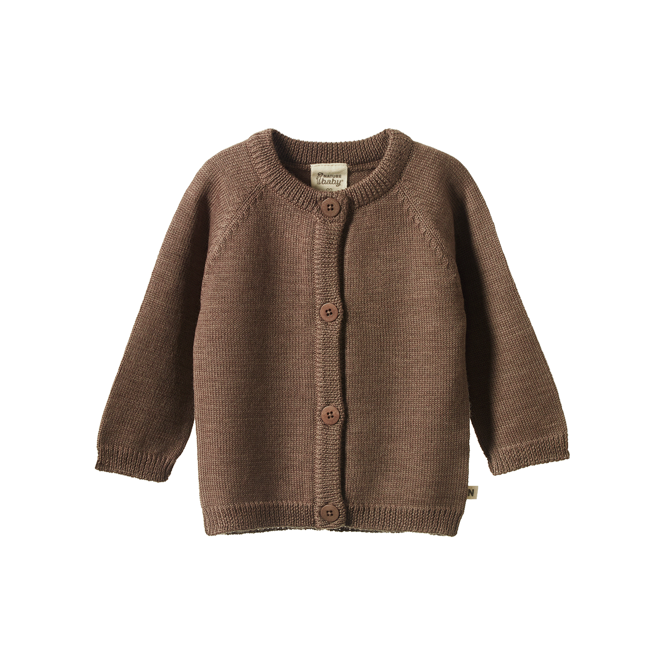 MERINO KNIT CARDIGAN | Cub Marl-Web-front