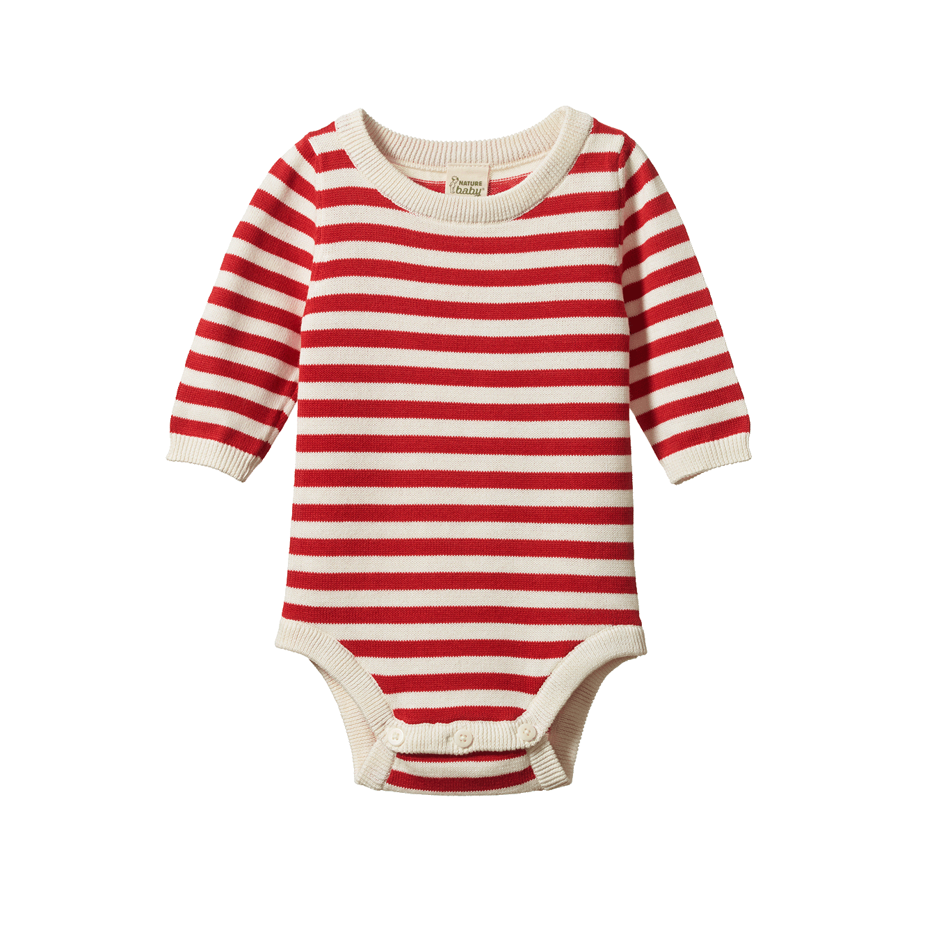SAWYER BODYSUIT | Red Sea Stripe-Web-front