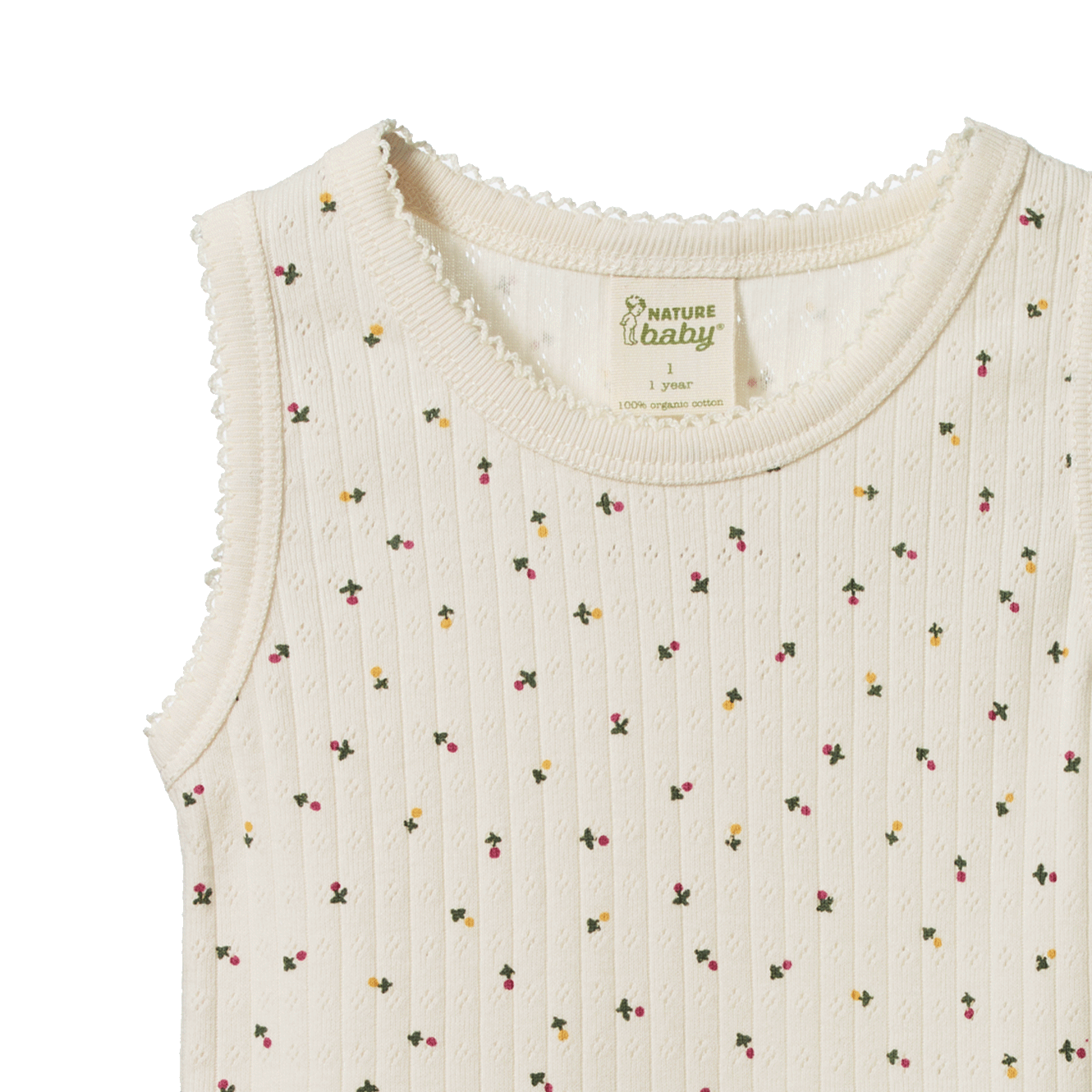 SINGLET POINTELLE | Aster Floral Print-Web-hover