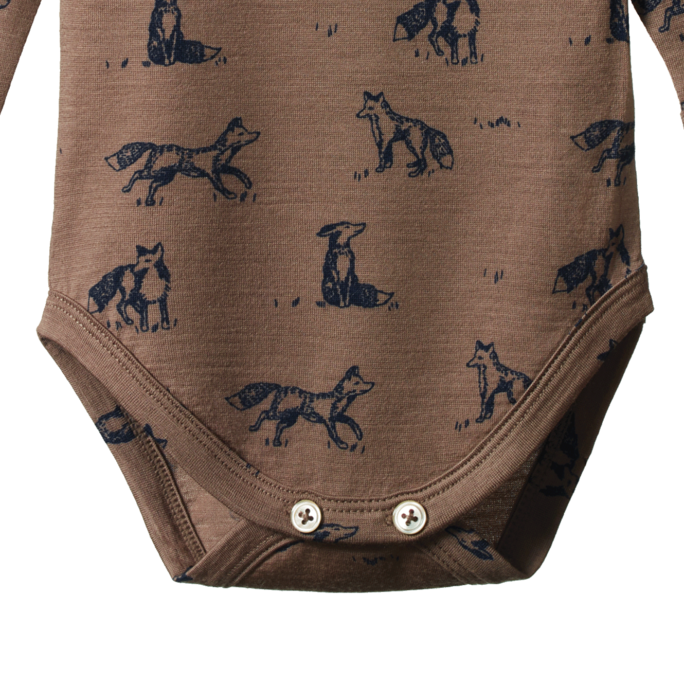 MER ESS L/S BODYSUIT | Foxy Print Merino-Extra Img - 4