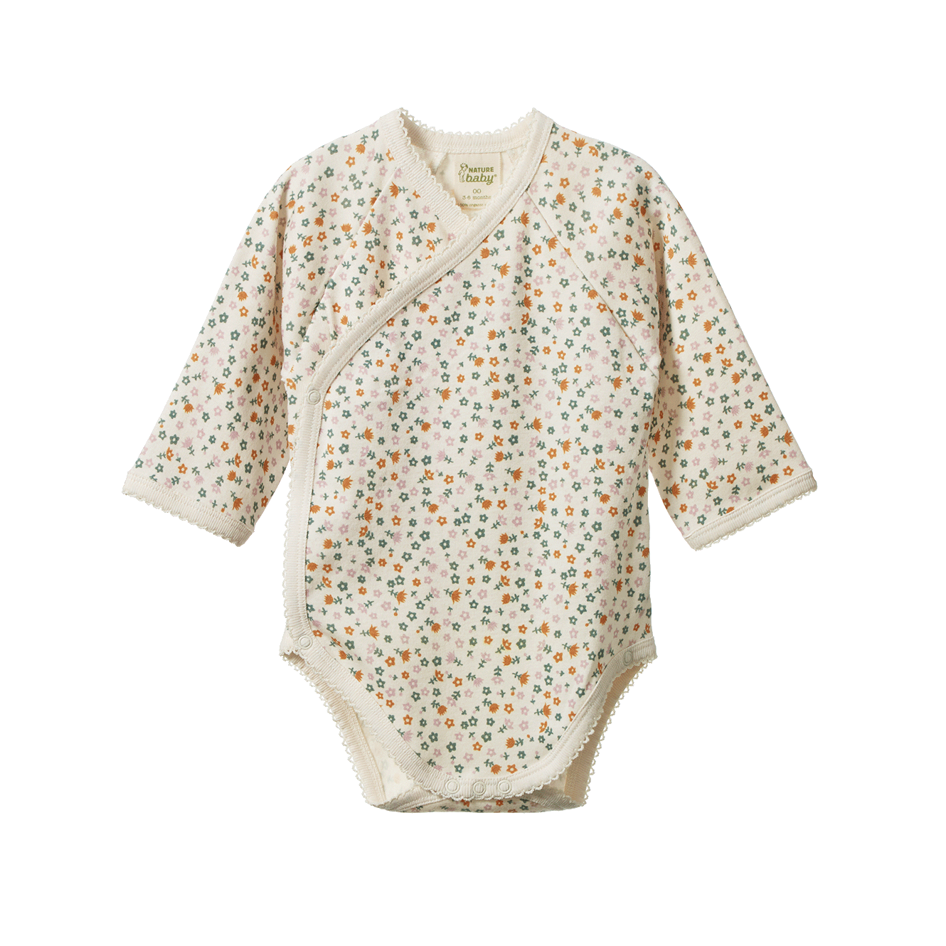 L/S KIMONO BODYSUIT | Pollyanna Print-Web-front