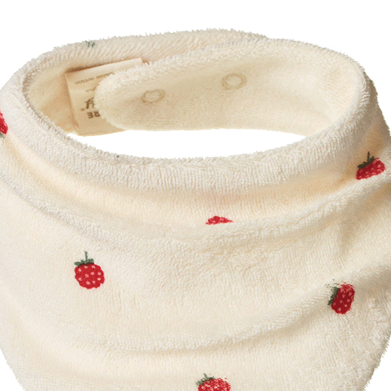 TRIANGLE BIB TERRY | Raspberry Print-Web-hover