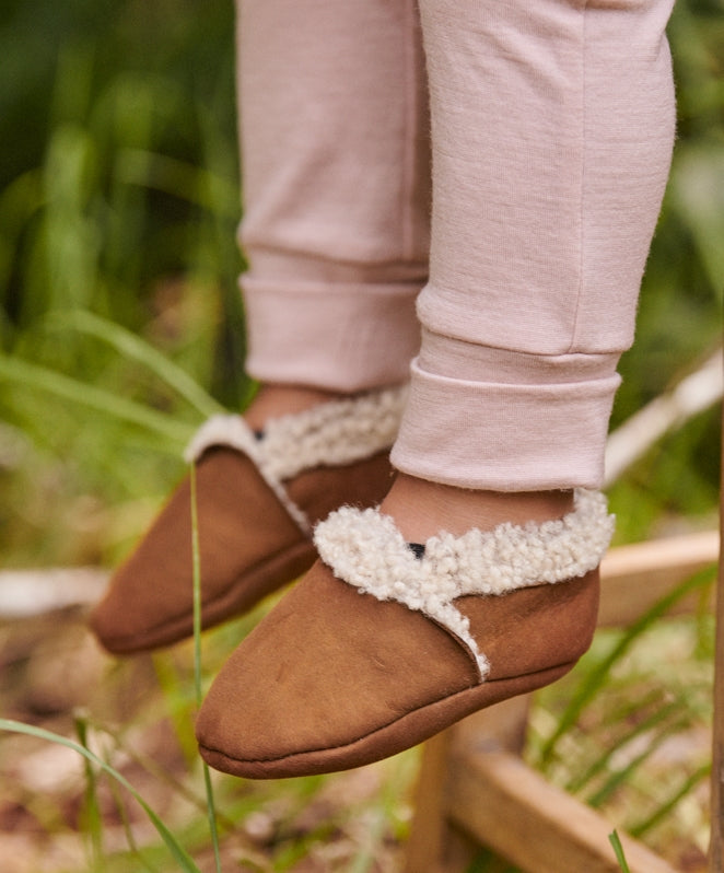 Lambskin Booties - - Nature Baby