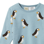 2PC LONG SLEEVE PYJAMAS | Puffin Print-Extra Img - 2