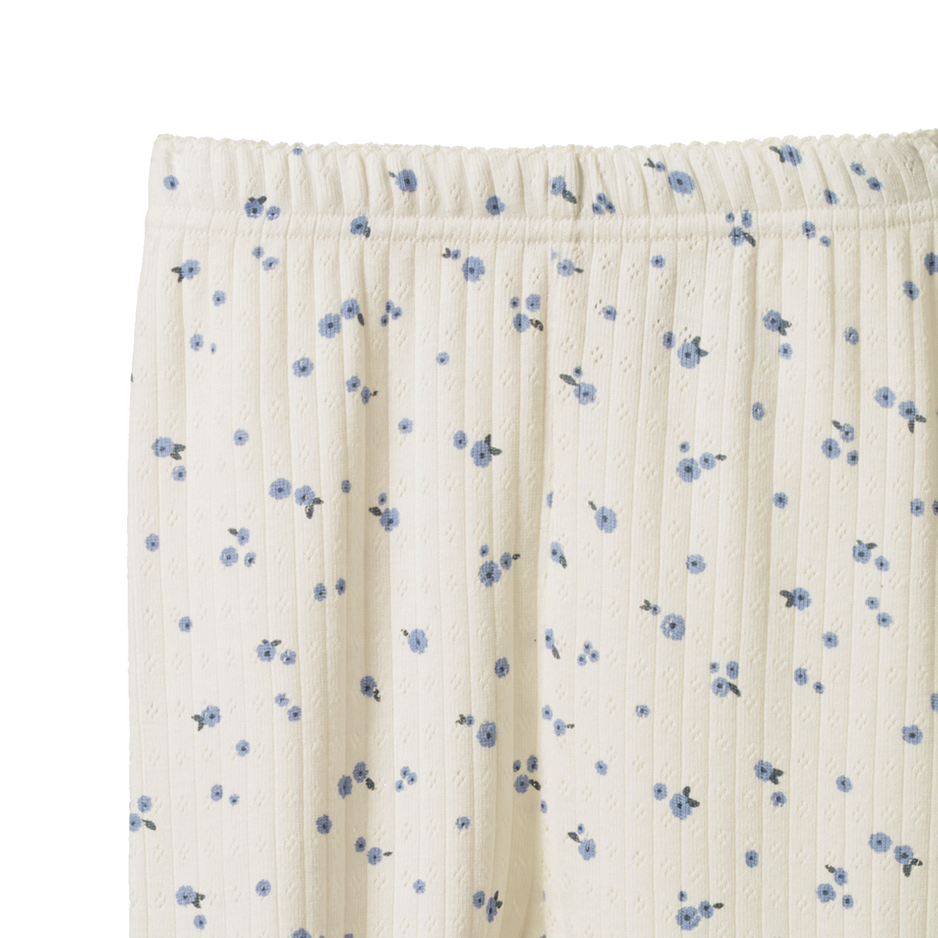 2PC LONG SLEEVE PYJAMA SET POINTELLE | Daisy Print-Extra Img - 2