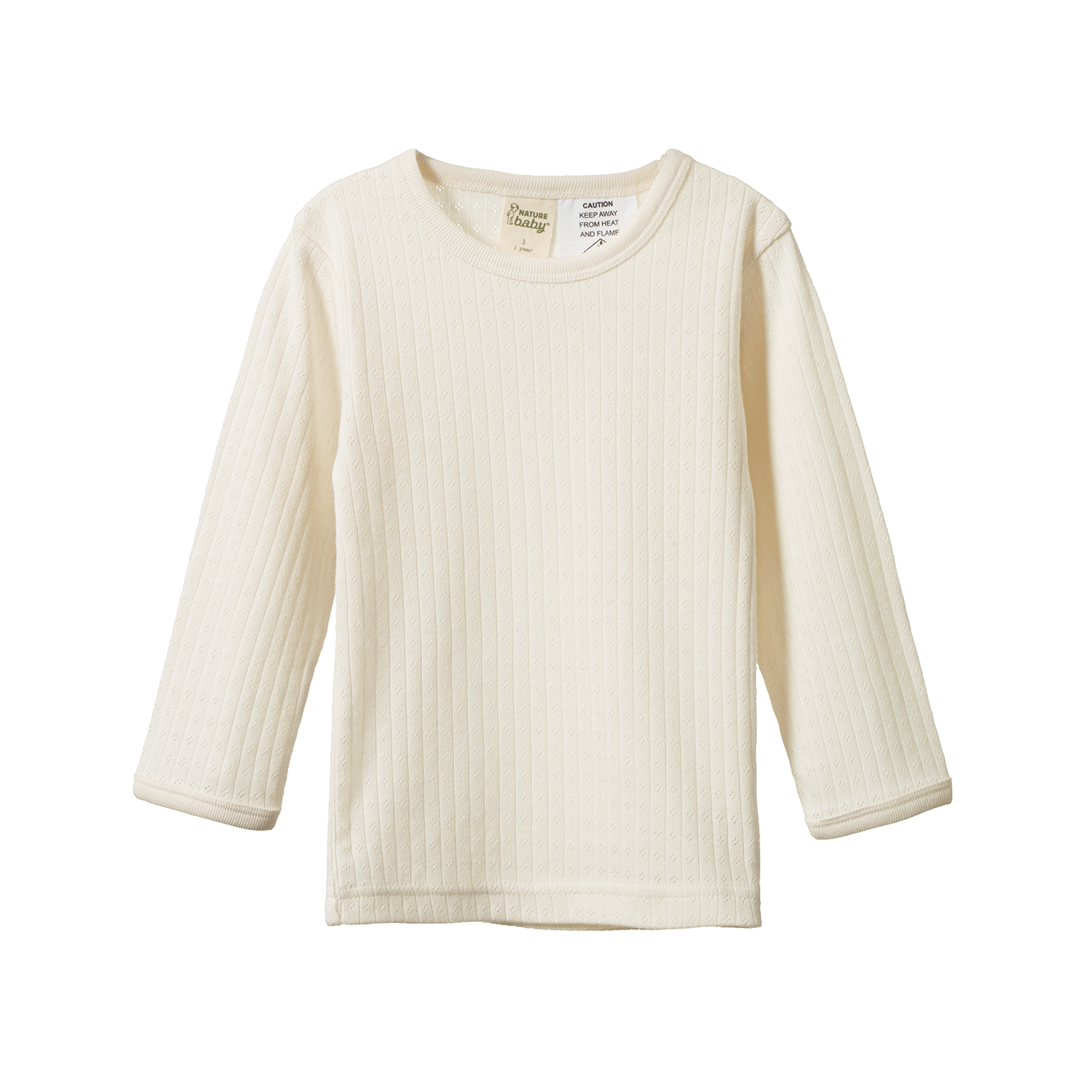 2PC LONG SLEEVE PYJAMA SET POINTELLE | Natural-Web-front