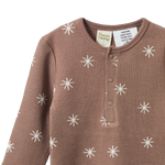 2PC LONG SLEEVE WAFFLE PYJAMAS | Twinkle Print-Extra Img - 2