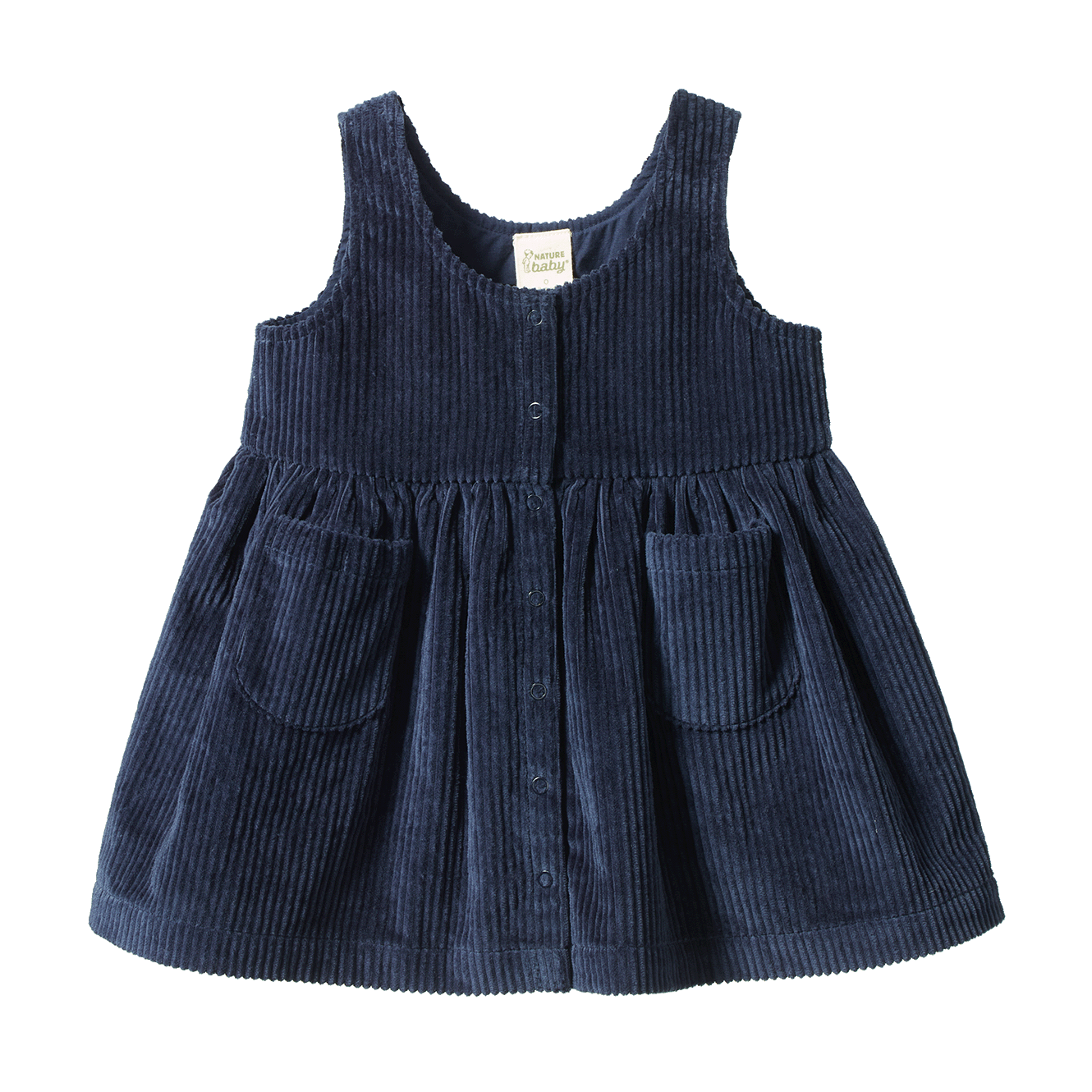 AMELIA PINAFORE | Navy-Web-front
