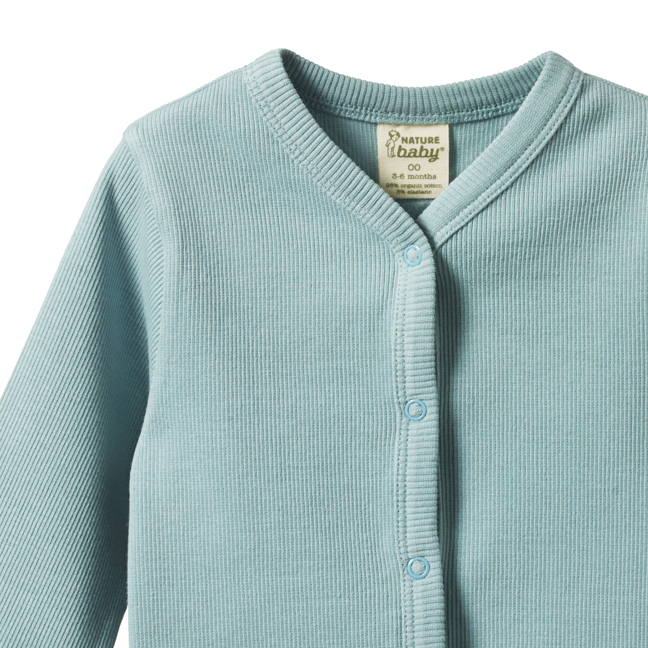 BEBE CARDIGAN | Powder Blue-Extra Img - 1