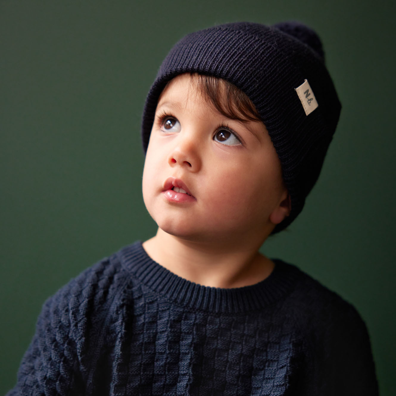 BILLY JUMPER | Navy Basket Knit-Extra Img - 2