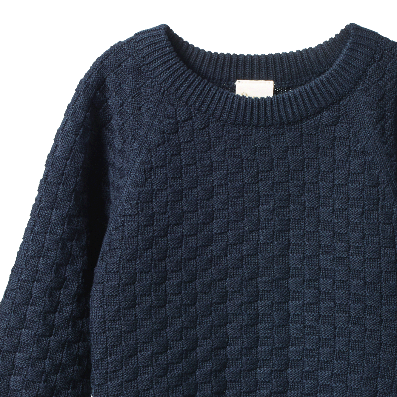BILLY JUMPER | Navy Basket Knit-Extra Img - 3