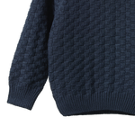 BILLY JUMPER | Navy Basket Knit-Extra Img - 4