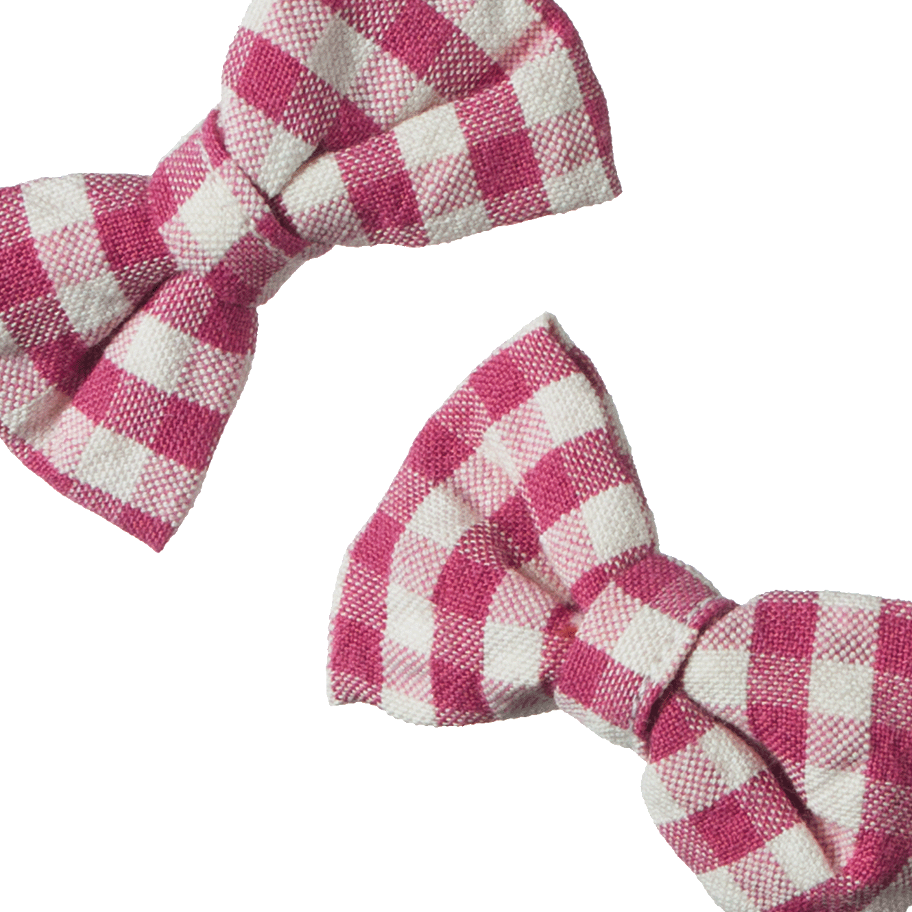 BOW HAIR CLIPS 2 PACK | Jam Check-Extra Img - 1