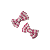 BOW HAIR CLIPS 2 PACK | Jam Check-Web-front