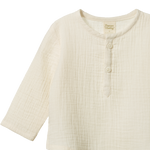 CRINKLE MUSLIN CARAVAN SHIRT | Natural Crinkle-Extra Img - 2