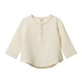 CRINKLE MUSLIN CARAVAN SHIRT | Natural Crinkle-Web-front