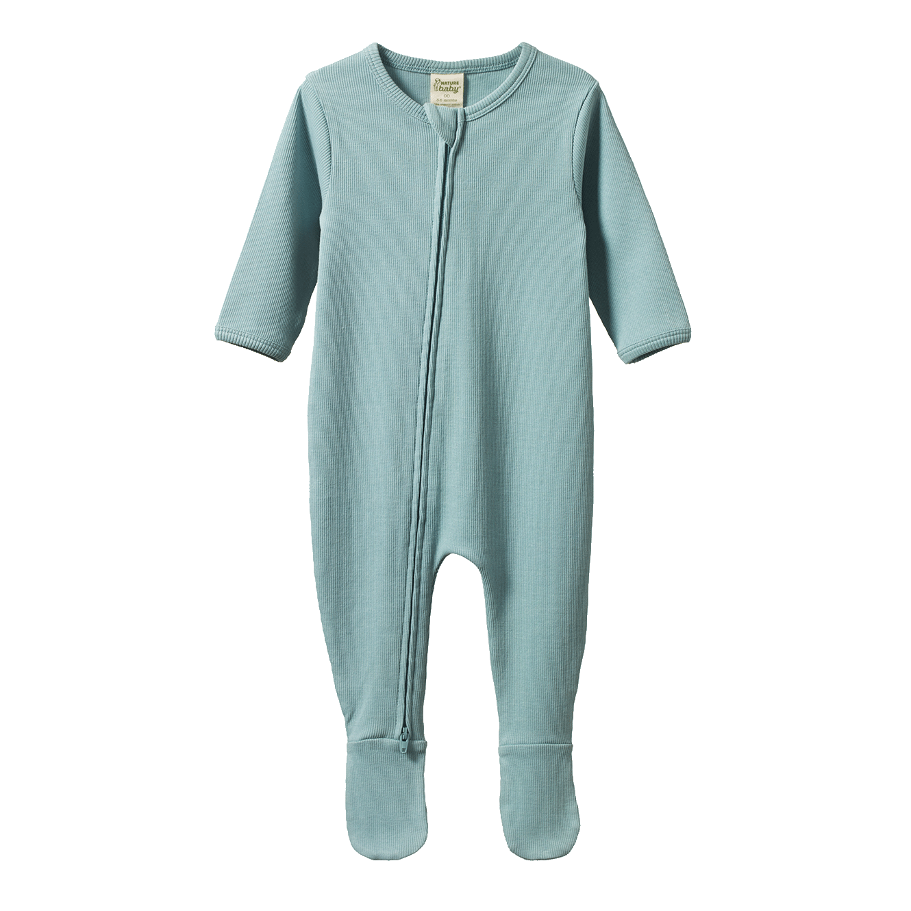 DREAMLANDS SUIT COTTON RIB | Powder Blue-Web-front