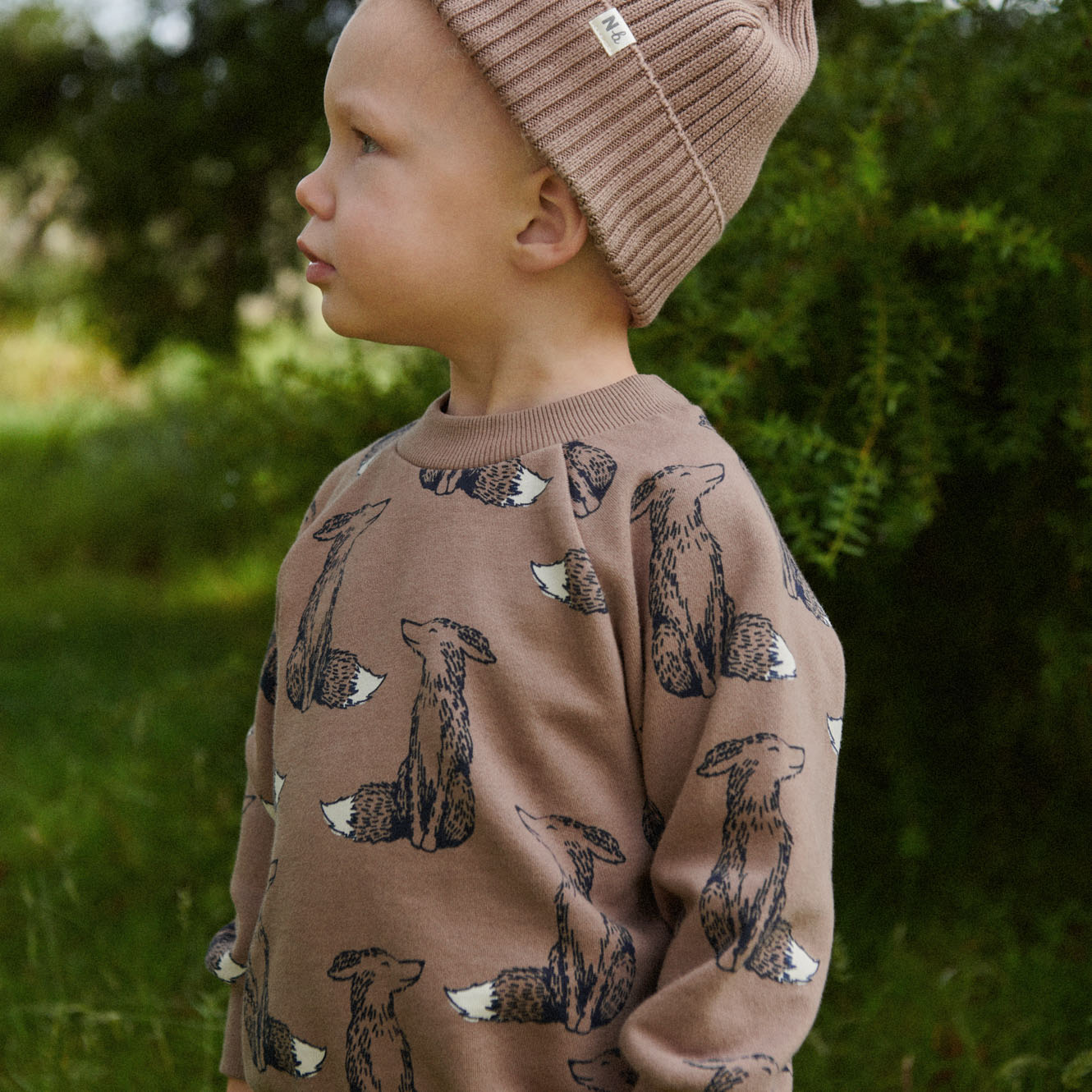 EMERSON SWEATER | Foxy Cub Print-Web-hover