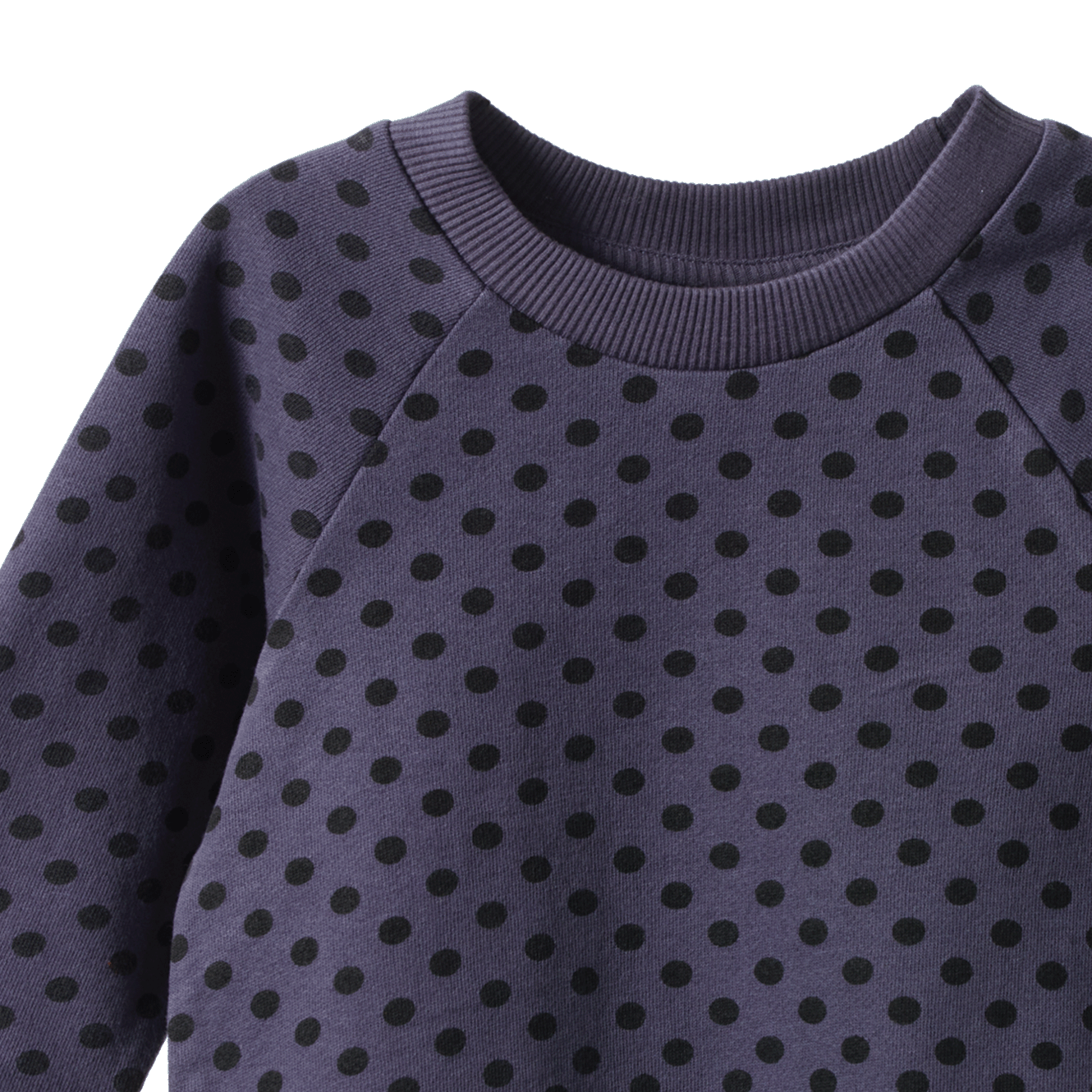 EMERSON SWEATER | Violet Polka Dot Print-Extra Img - 2
