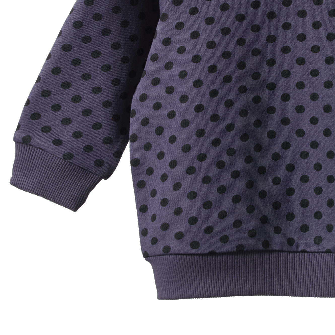 EMERSON SWEATER | Violet Polka Dot Print-Extra Img - 3