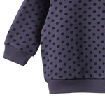 EMERSON SWEATER | Violet Polka Dot Print-Extra Img - 3