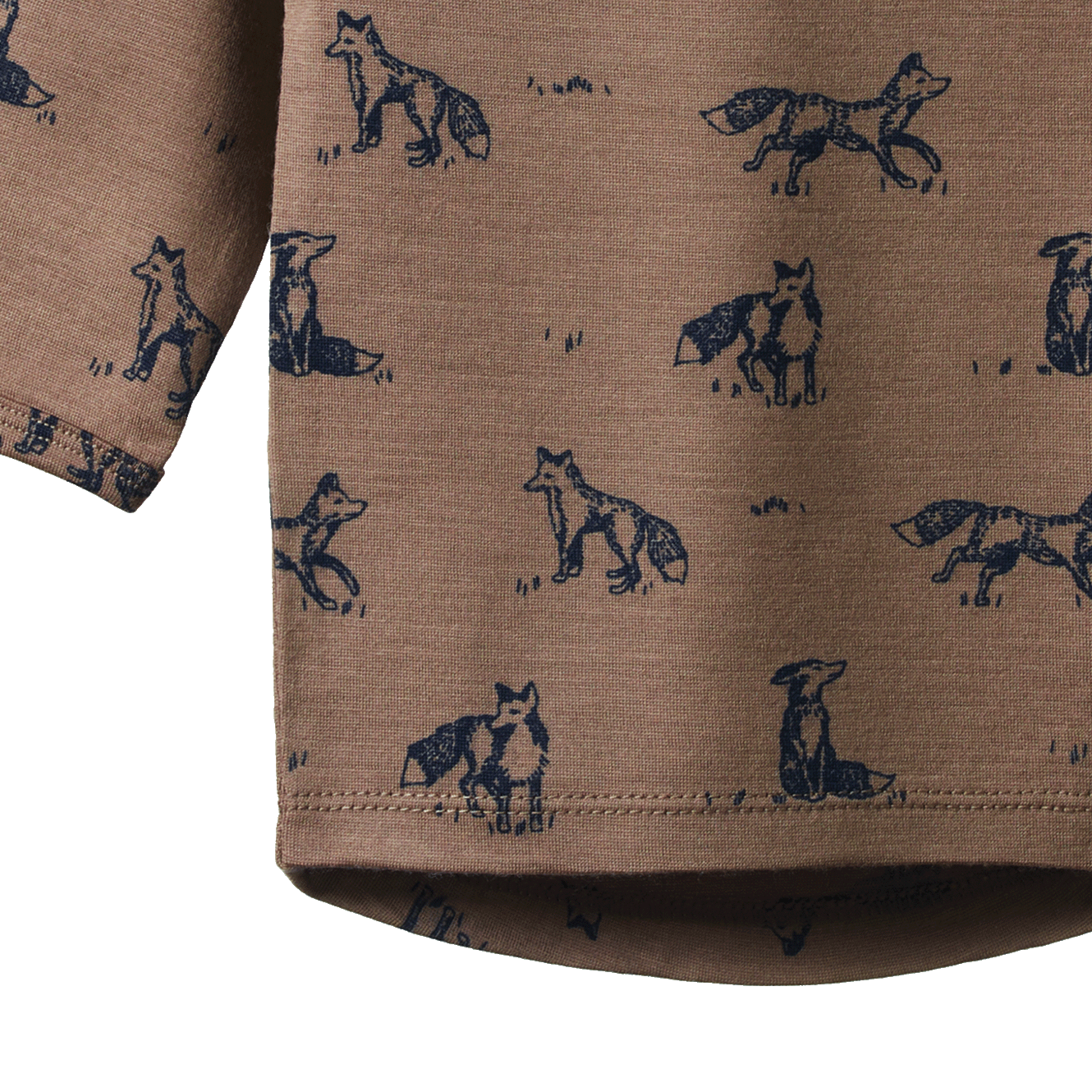 ESSENTIAL TEE | Foxy Print Merino-Extra Img - 1