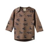 ESSENTIAL TEE | Foxy Print Merino-Web-front