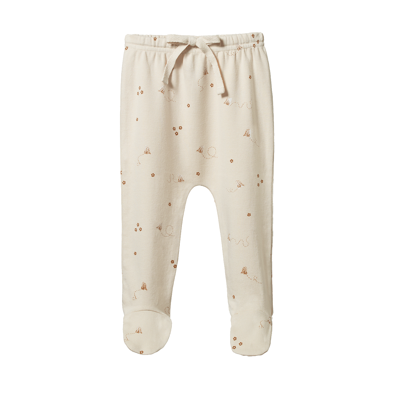 FOOTED ROMPERS | Bumble Bee Print-Web-front