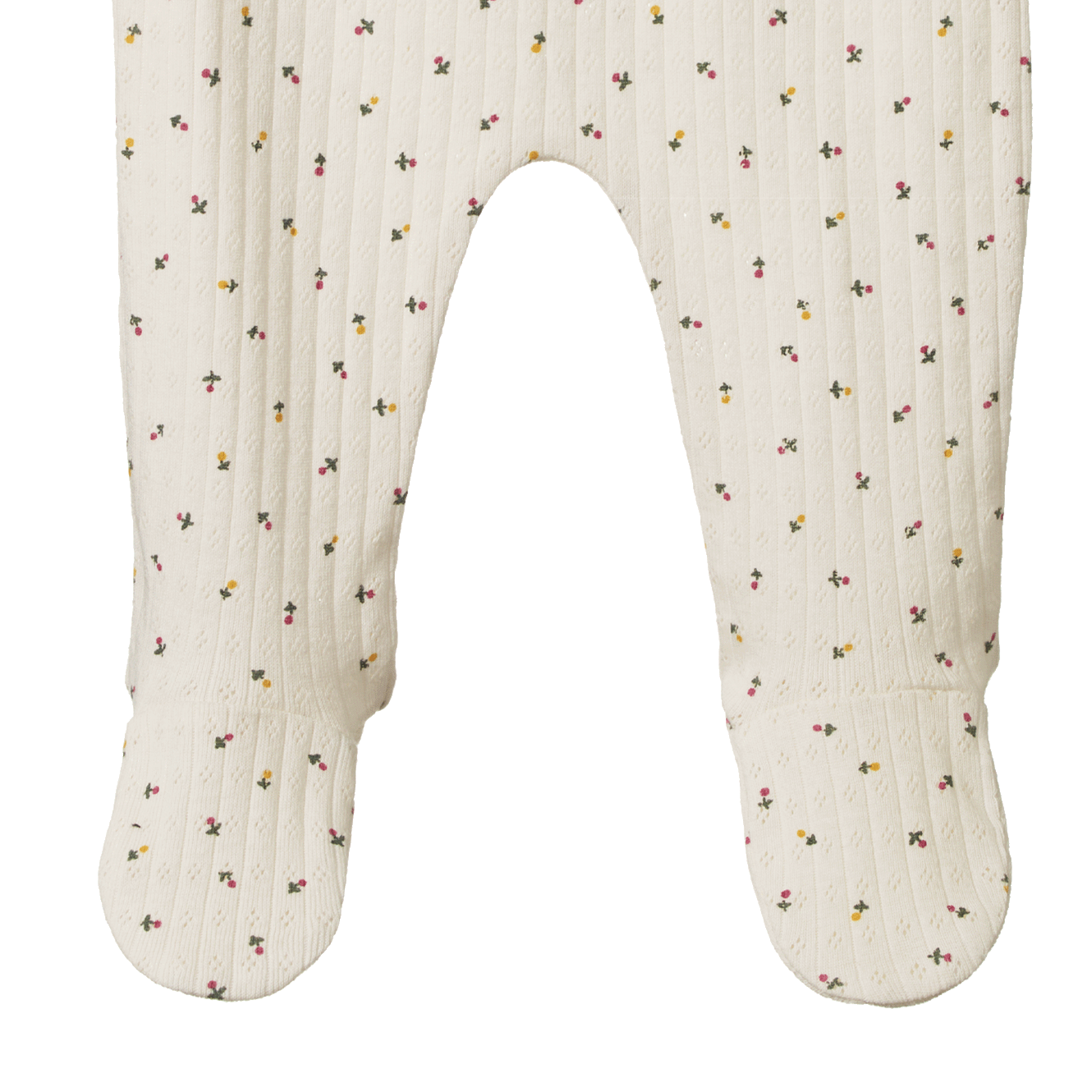 FOOTED ROMPERS POINTELLE | Aster Floral Print-Extra Img - 3