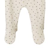 FOOTED ROMPERS POINTELLE | Aster Floral Print-Extra Img - 3