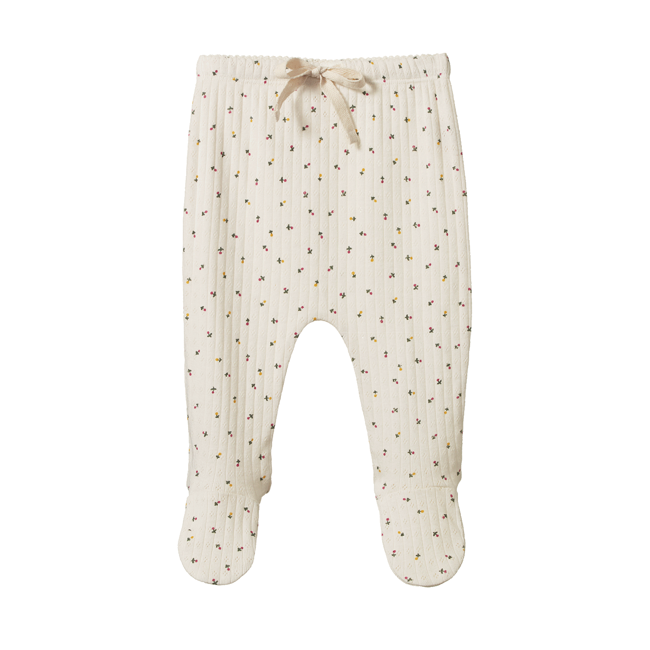 FOOTED ROMPERS POINTELLE | Aster Floral Print-Web-front