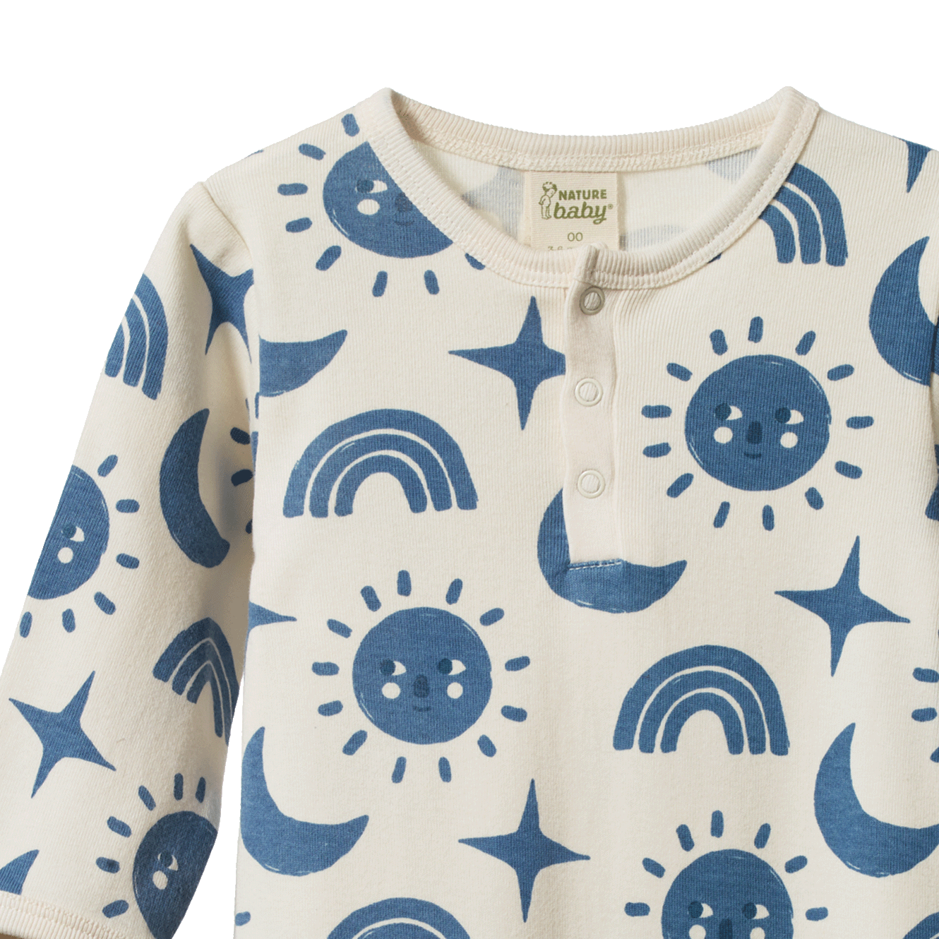 HENLEY PYJAMA SUIT | Twilight Print-Extra Img - 1