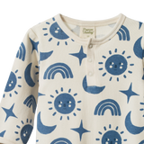 HENLEY PYJAMA SUIT | Twilight Print-Extra Img - 1