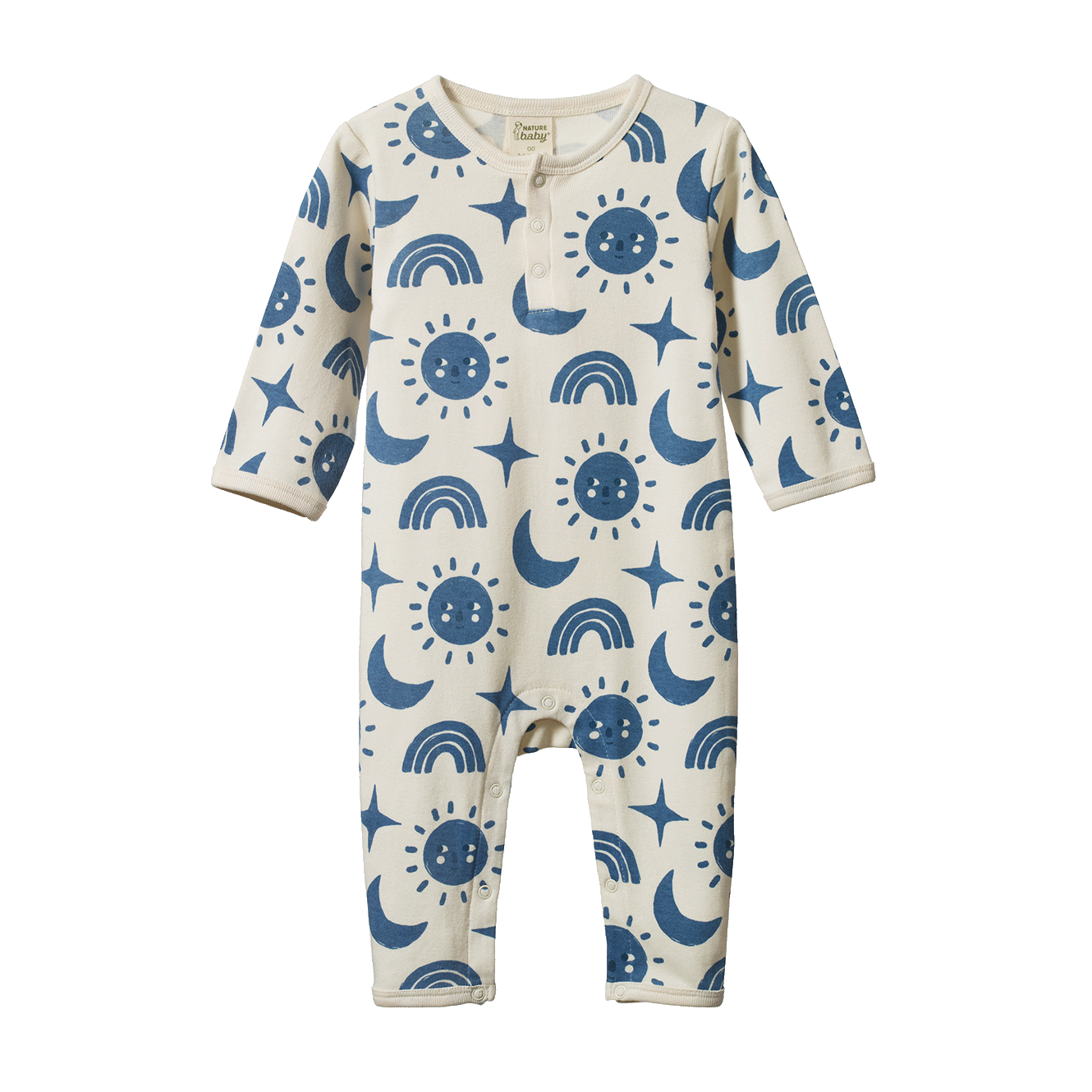 HENLEY PYJAMA SUIT | Twilight Print-Web-front