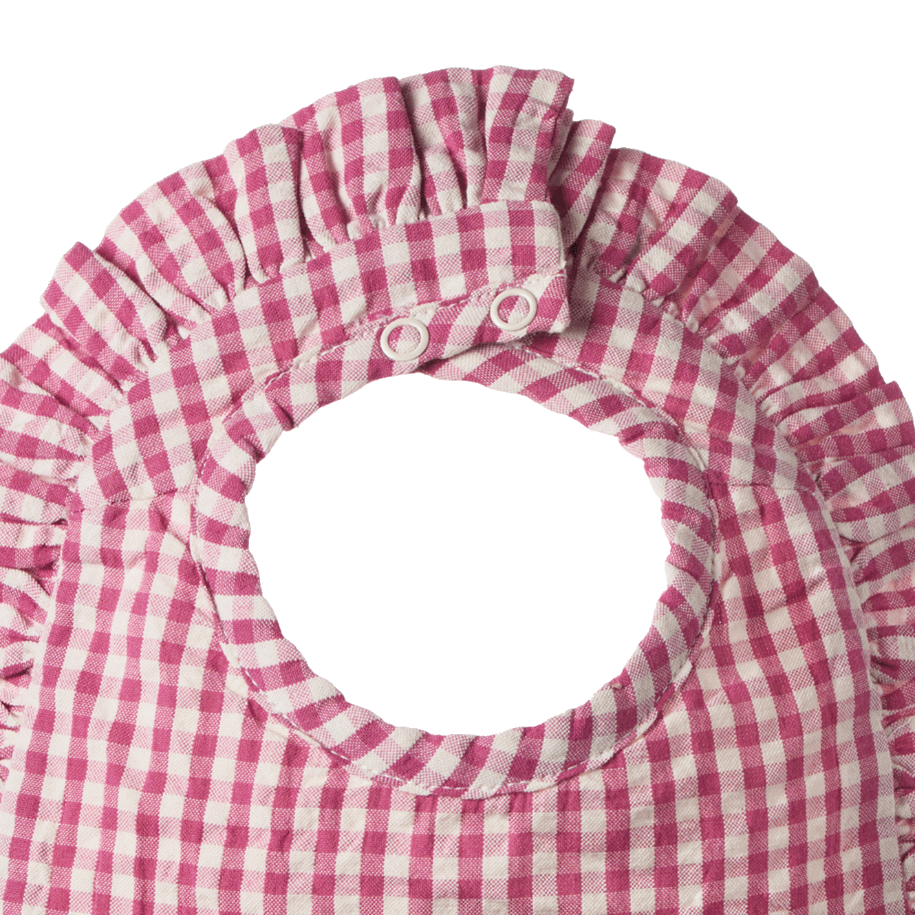 HETTY RUFFLE BIB | Jam Check-Extra Img - 1