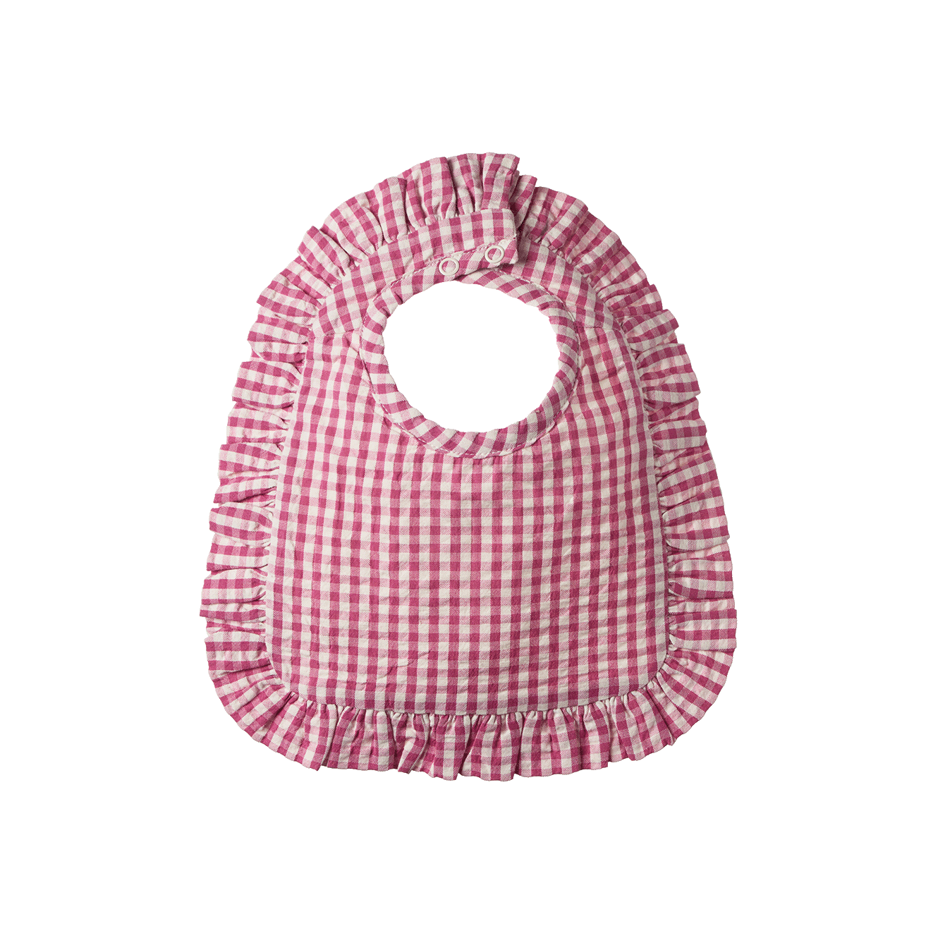 HETTY RUFFLE BIB | Jam Check-Web-front