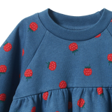 INES DRESS | Raspberry Blue Print-Extra Img - 3