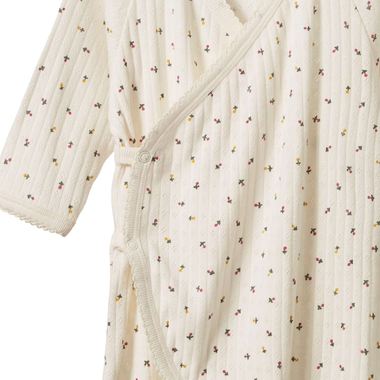 KIMONO STRETCH & GROW POINTELLE | Aster Floral Print-Extra Img - 2