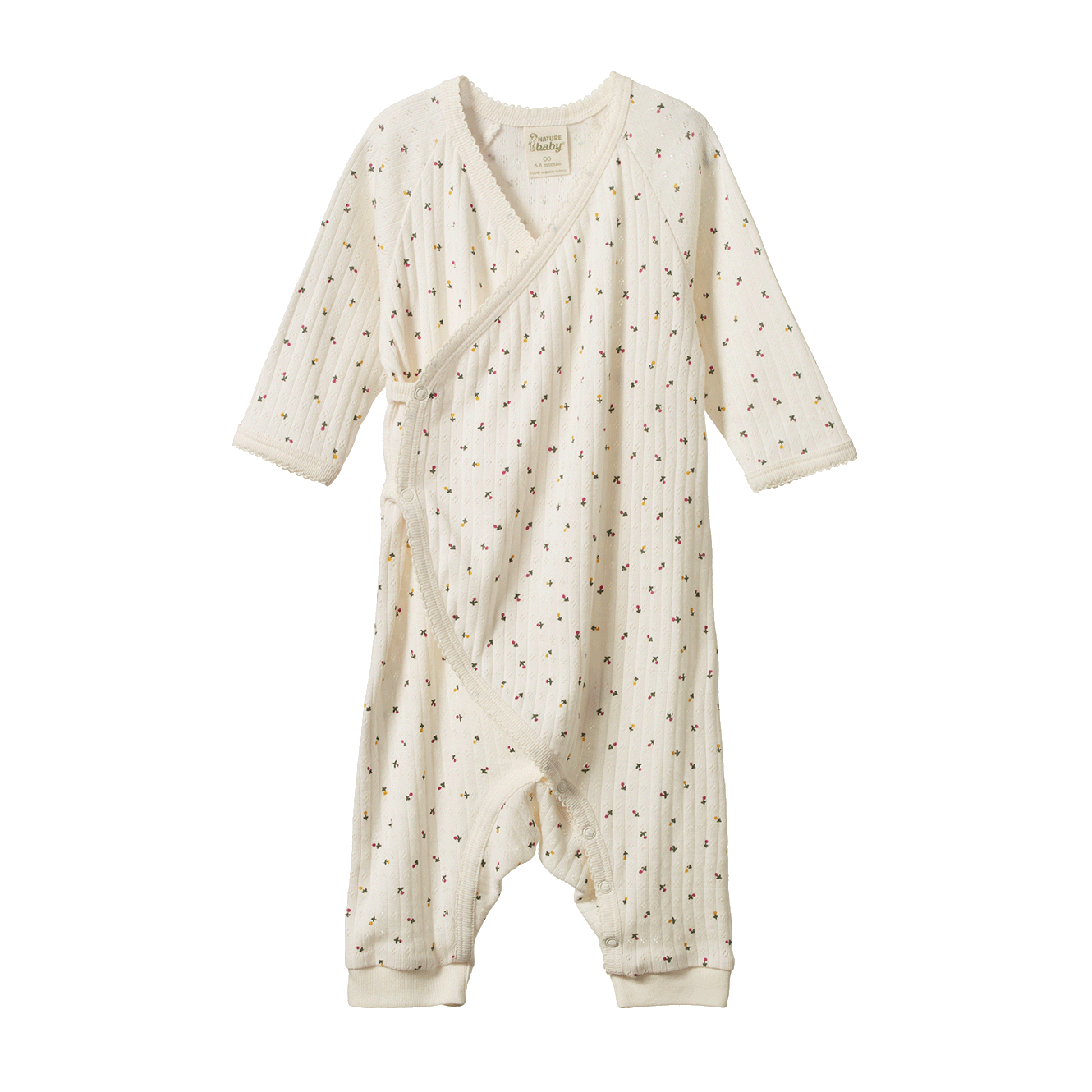 KIMONO STRETCH & GROW POINTELLE | Aster Floral Print-Web-front