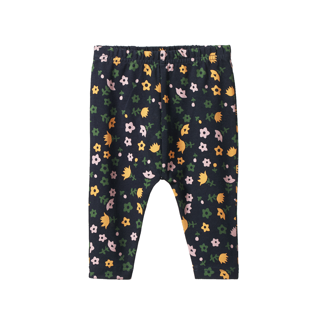 LEGGINGS | Navy Pollyanna Print-Web-front