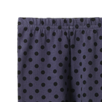 LEGGINGS | Violet Polka Dot Print-Extra Img - 1