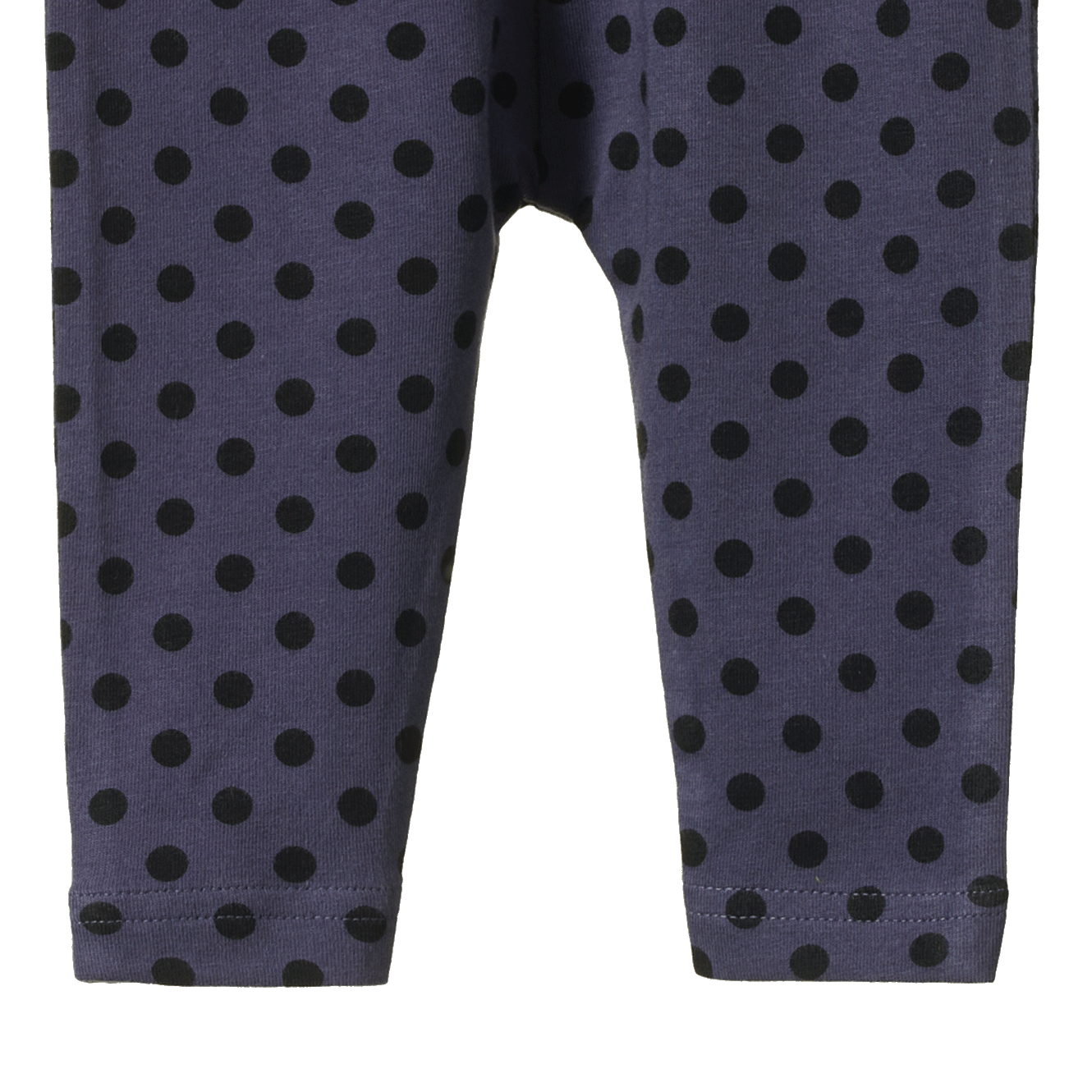 LEGGINGS | Violet Polka Dot Print-Extra Img - 2