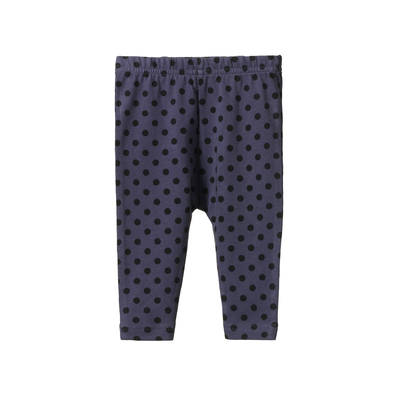 LEGGINGS | Violet Polka Dot Print-Web-front