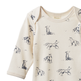 LONG SLEEVE BODYSUIT | Foxy Print-Extra Img - 2
