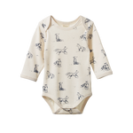 LONG SLEEVE BODYSUIT | Foxy Print-Web-front