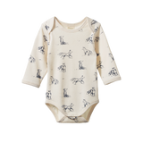 LONG SLEEVE BODYSUIT | Foxy Print-Web-front