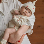 LONG SLEEVE BODYSUIT | Raspberry Print-Extra Img - 1