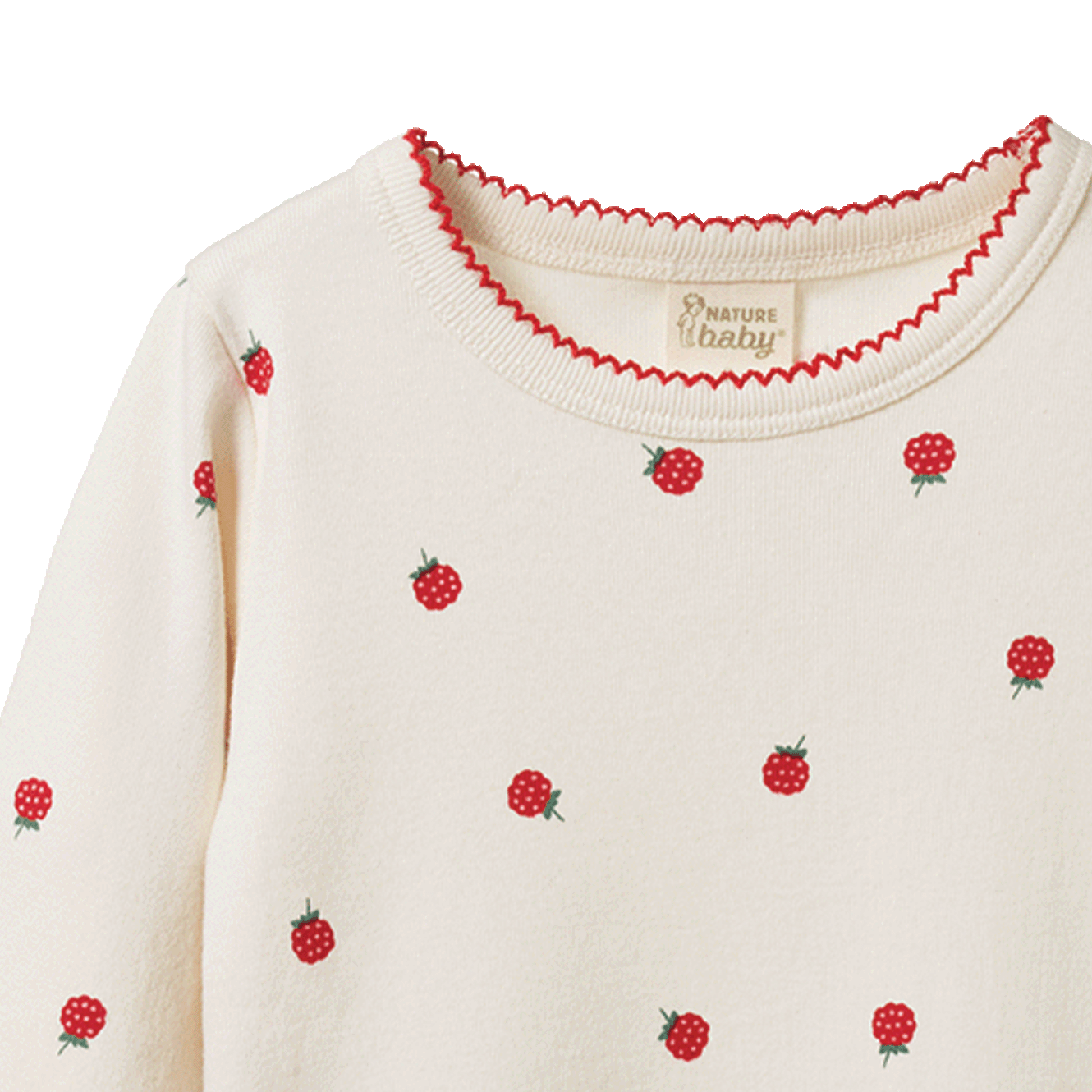 LONG SLEEVE CLOUD TEE | Raspberry Print-Web-hover