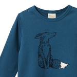 LONG SLEEVE RIVER TEE | Foxy Teal Print-Web-hover